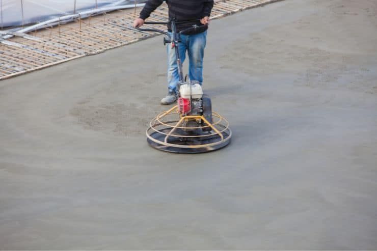 Vlinderen betonvloer